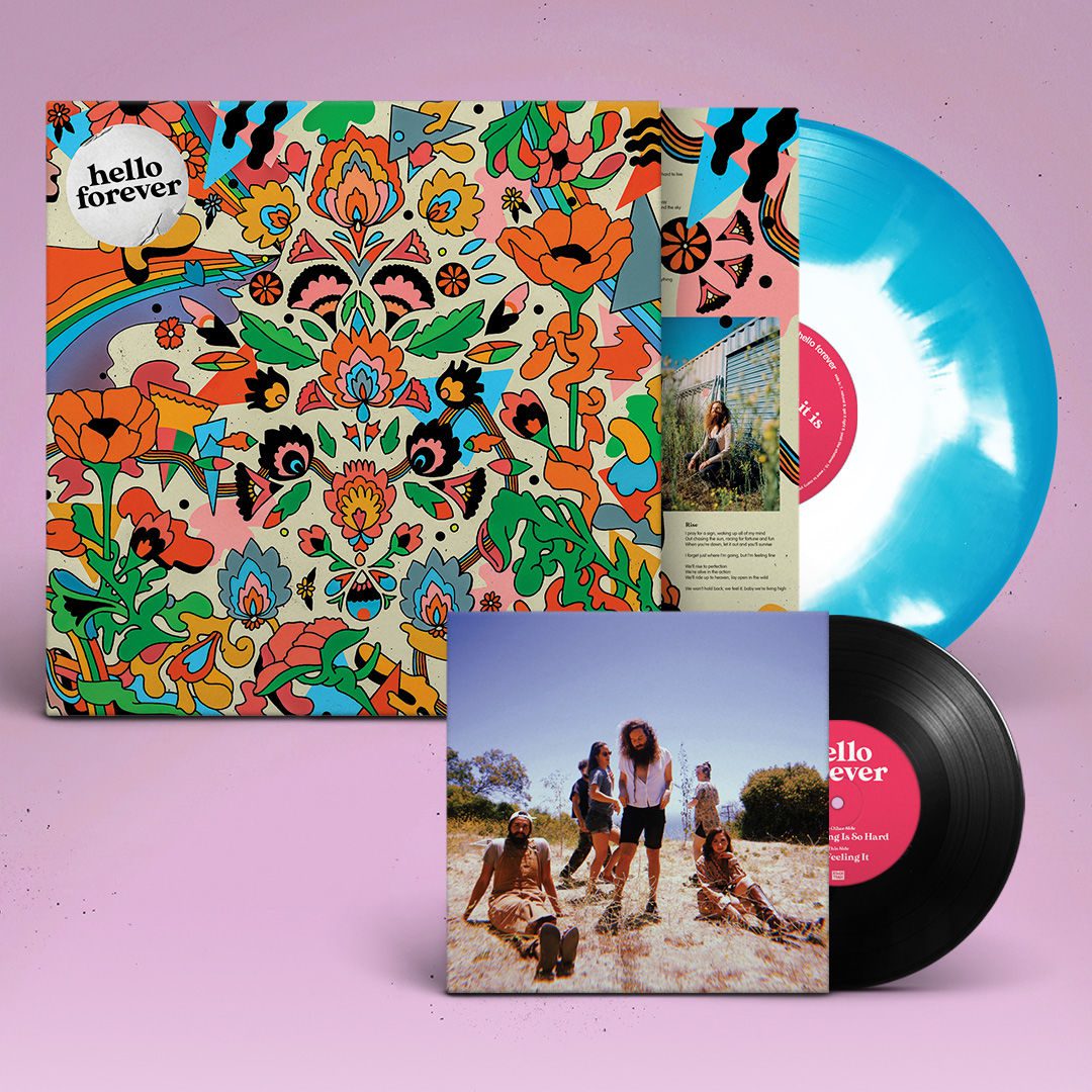 Whatever It Is: Limited Edition Pacific Blue & White Ink Spot Vinyl LP + 7"
