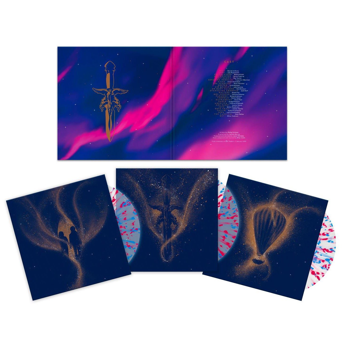 His Dark Materials - The Subtle Knife: Limited Daemonic Dustburst Splatter Vinyl 3LP - Image 2