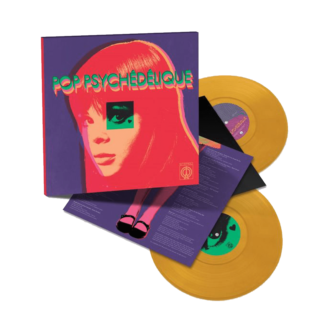 Pop Psychédélique (The Best of French Psychedelic Pop 1964-2019): Limited Jasmine Yellow Vinyl 2LP