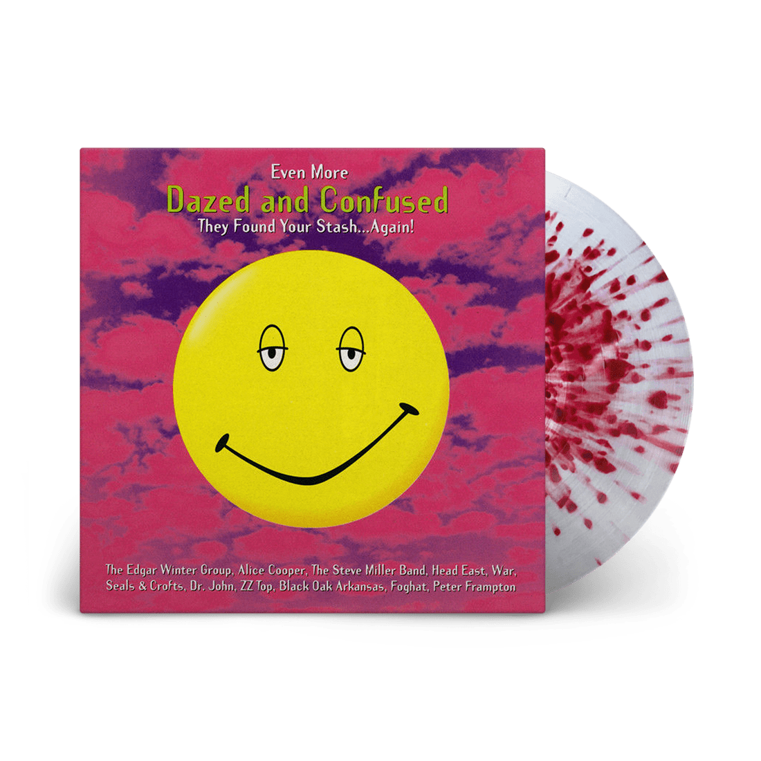 Even More Dazed and Confused: Limited Edition White + Red "Bloodshot Eyes" Splatter Vinyl LP