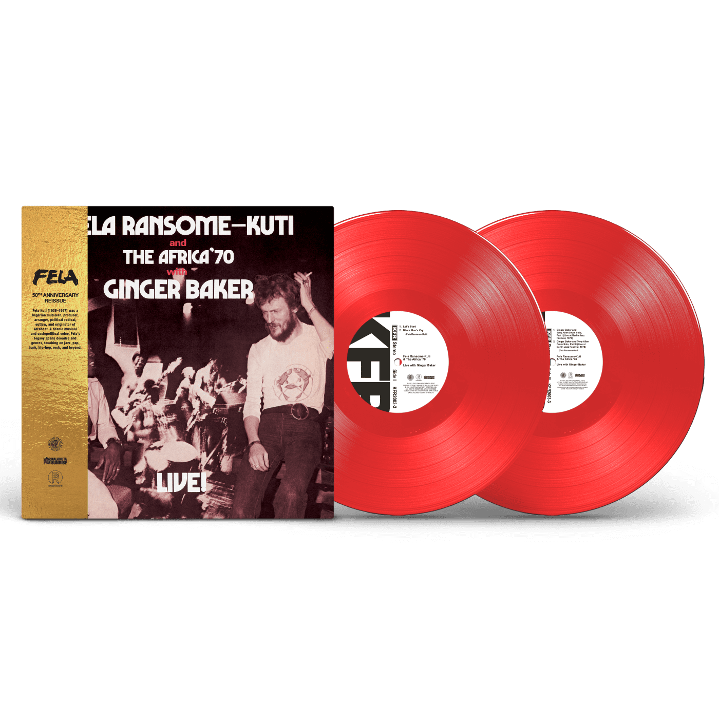 Live! with Ginger Baker: Red Vinyl 2LP