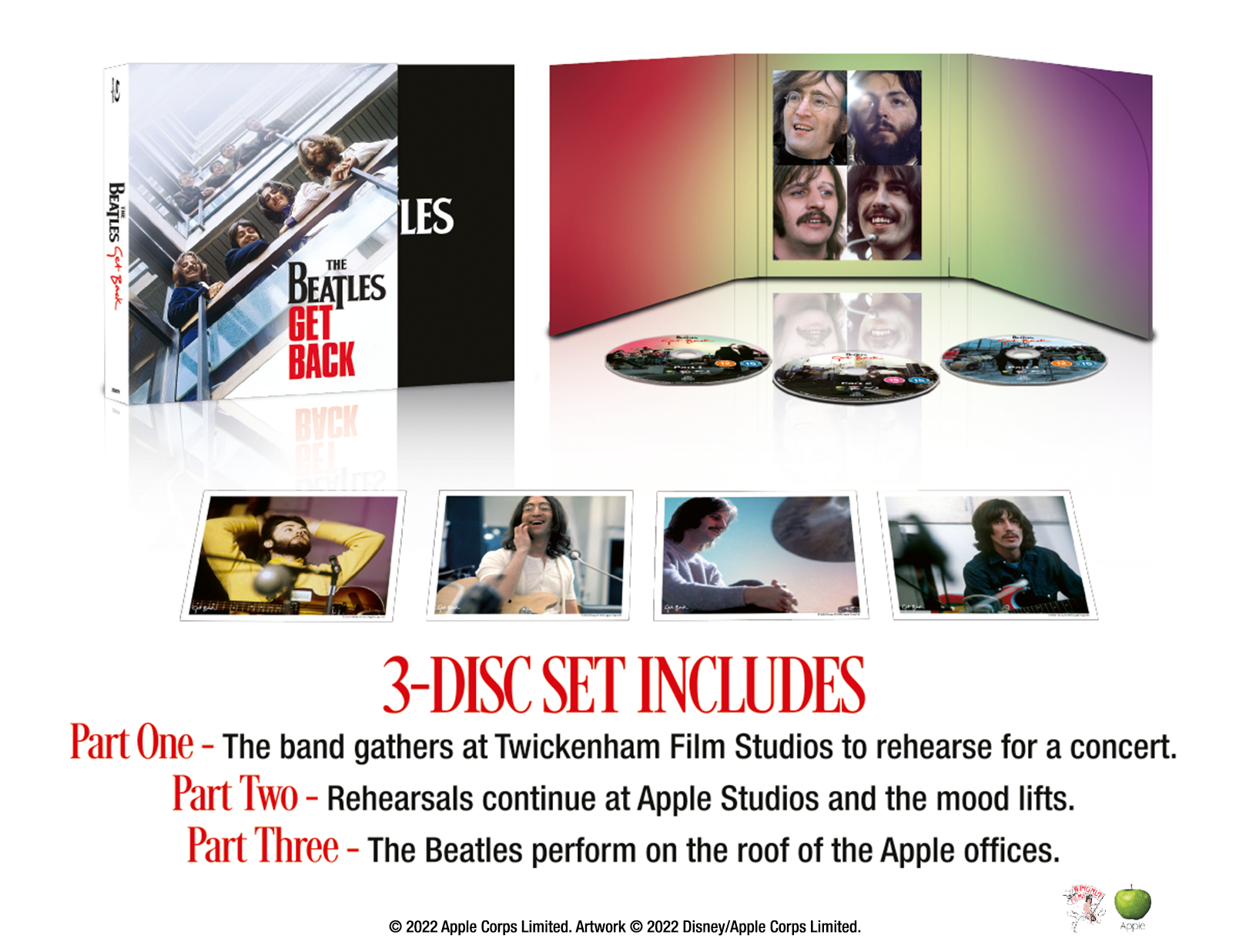 The Beatles: Get Back 3-Disc Blu-Ray Collector's Edition - Image 2