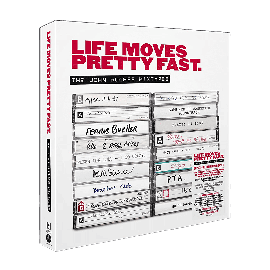 Life Moves Pretty Fast - The John Hughes Mixtapes: Red Vinyl 6LP Box Set - Image 2