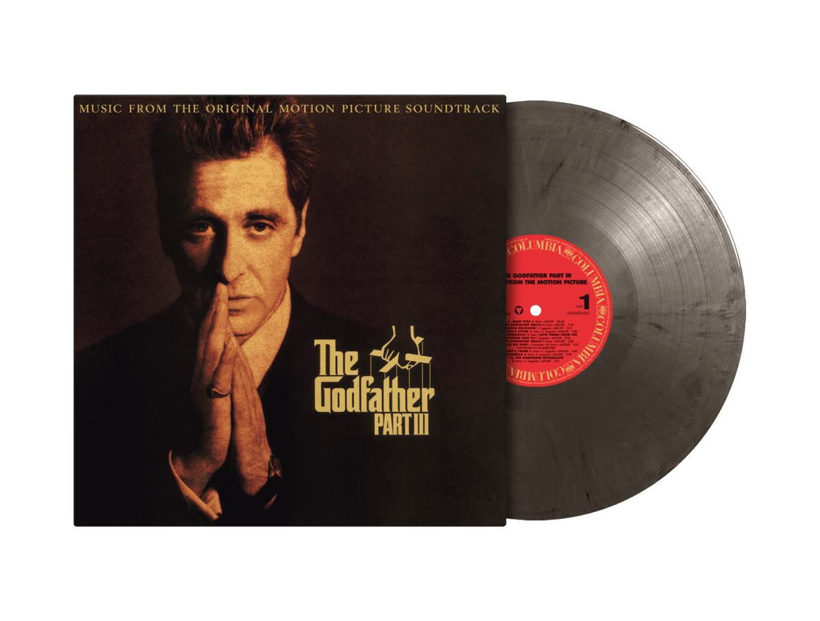 The Godfather Part III (Original Soundtrack): Limited Edition Silver & Black Marbled Vinyl LP