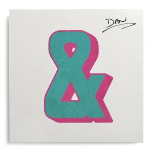 "&" - Signed Artcard