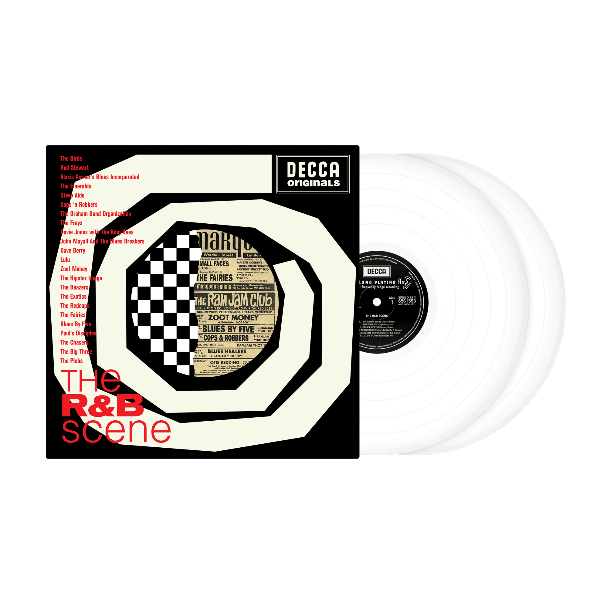 The R&B Scene: White Vinyl 2LP