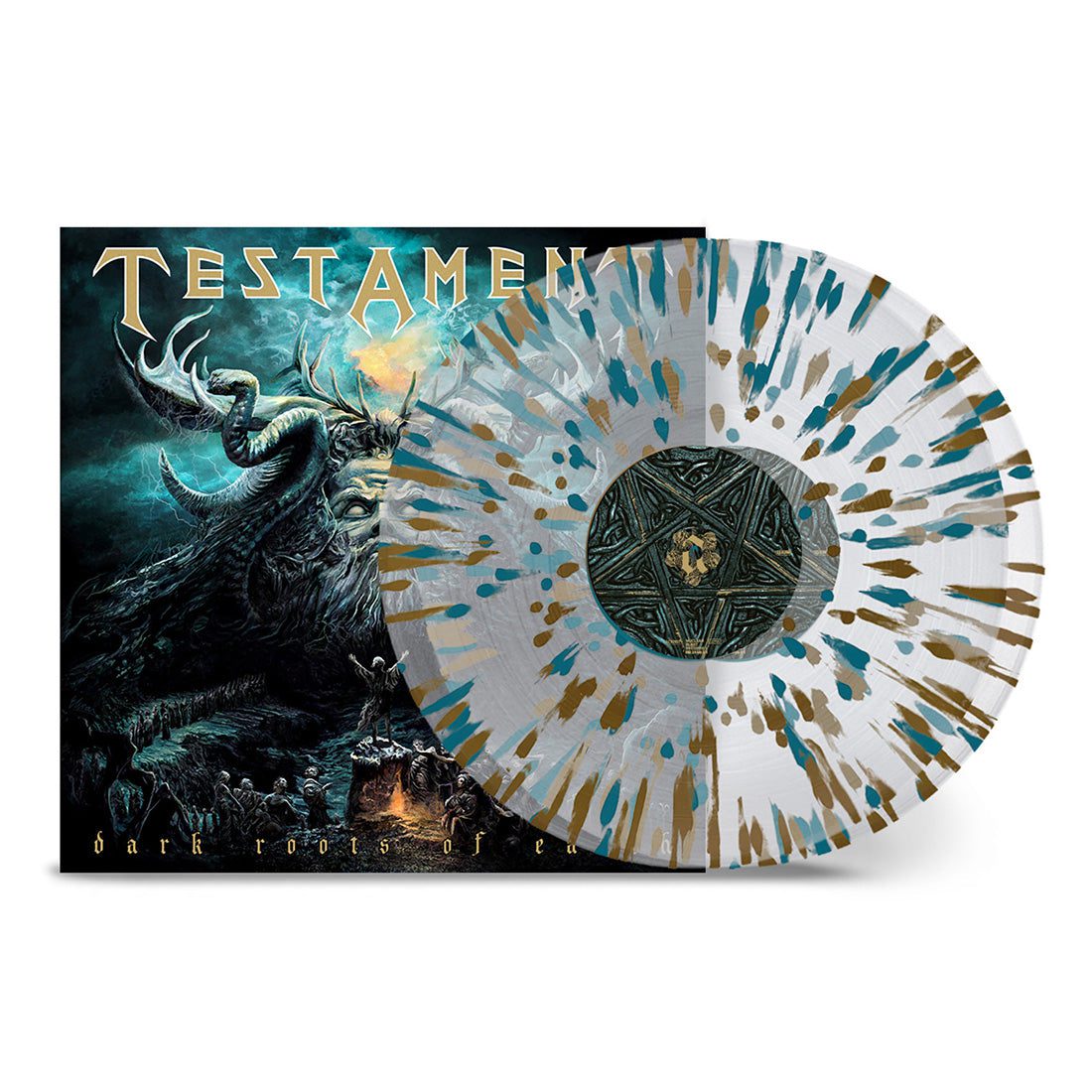 Dark Roots Of Earth: Gold Green Splatter Vinyl 2LP