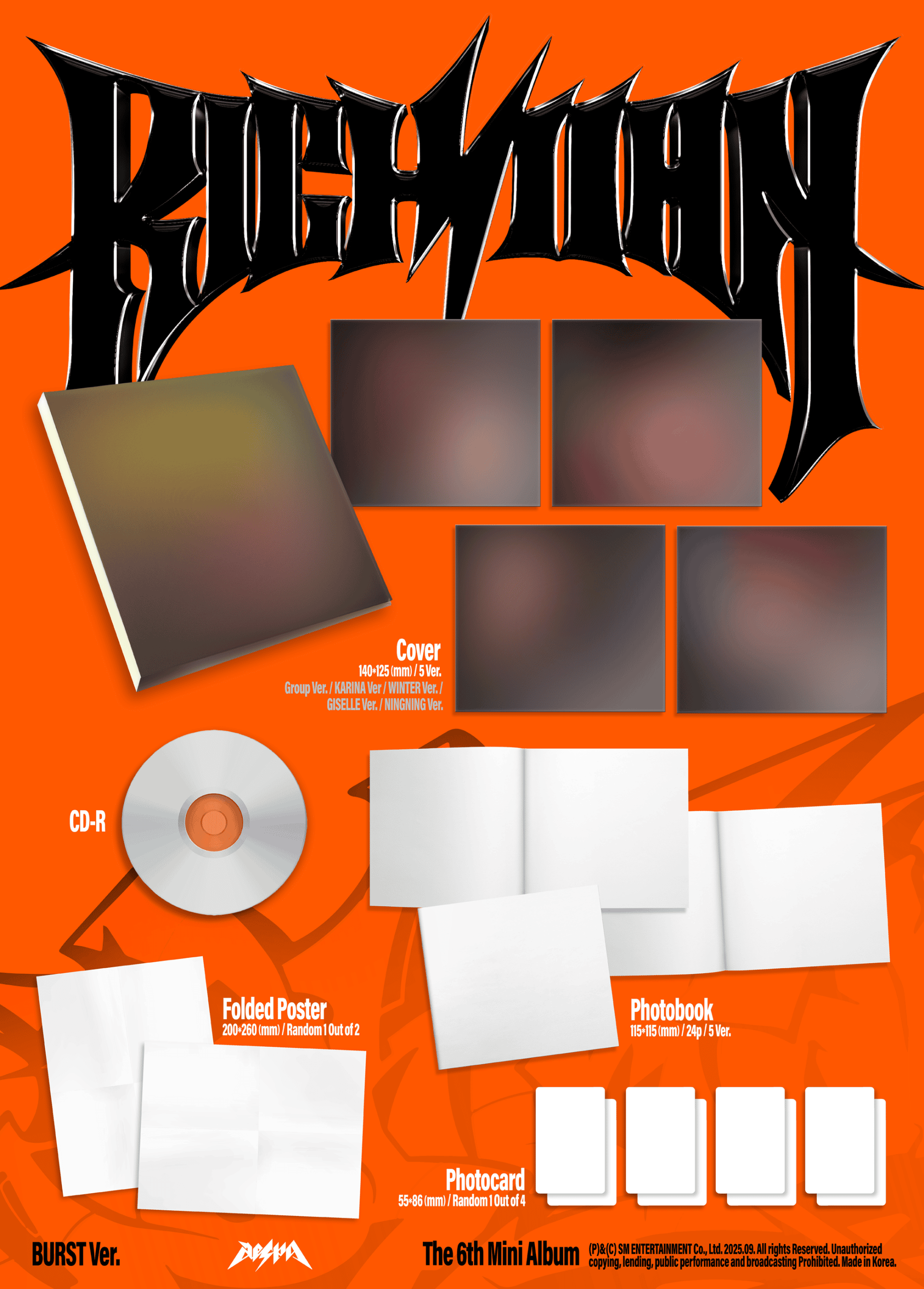 The 6th Mini Album 'Rich Man' (BURST Ver.) (WINTER Version) - Image 2
