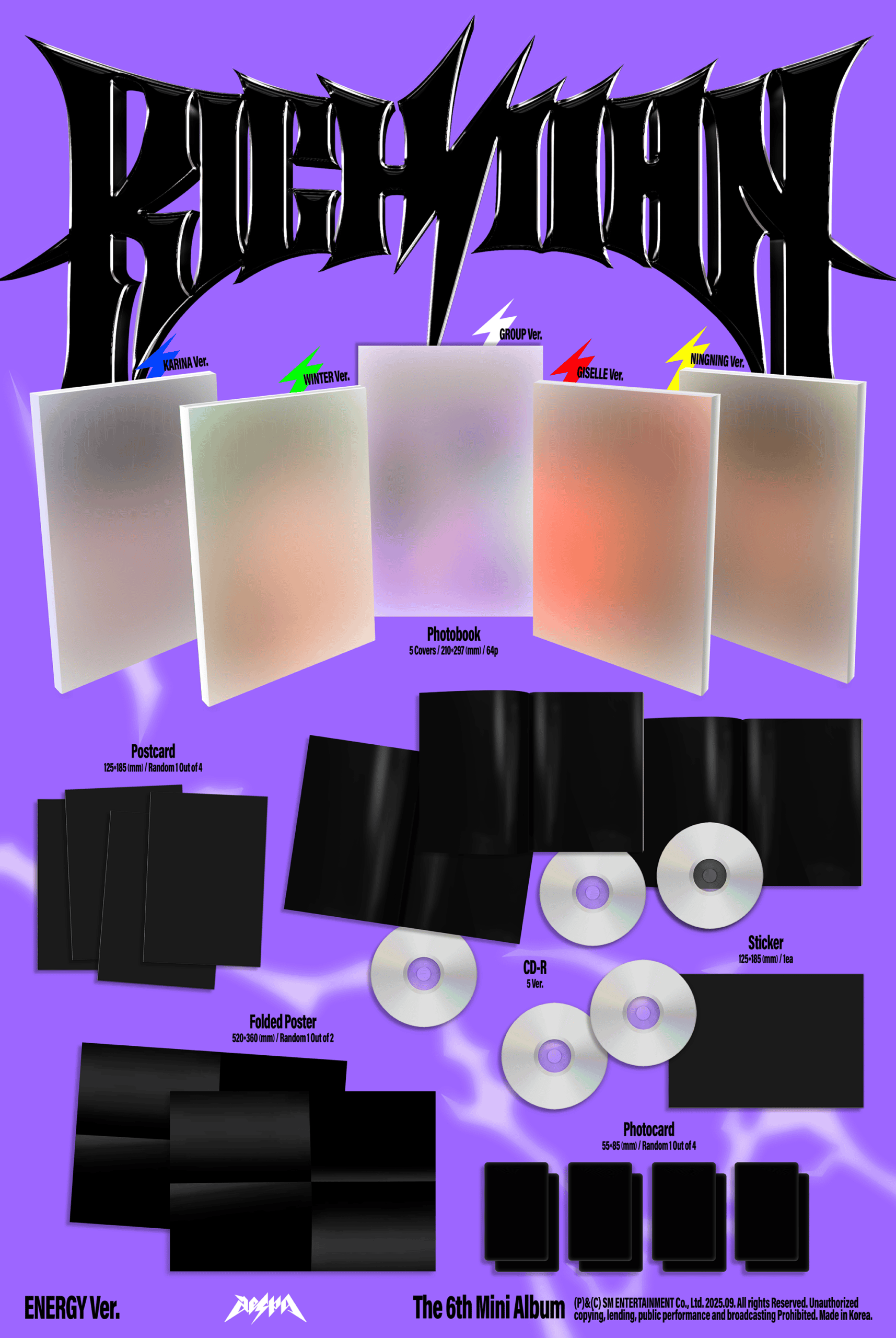 The 6th Mini Album 'Rich Man' (ENERGY Ver.) (GROUP Version) - Image 2