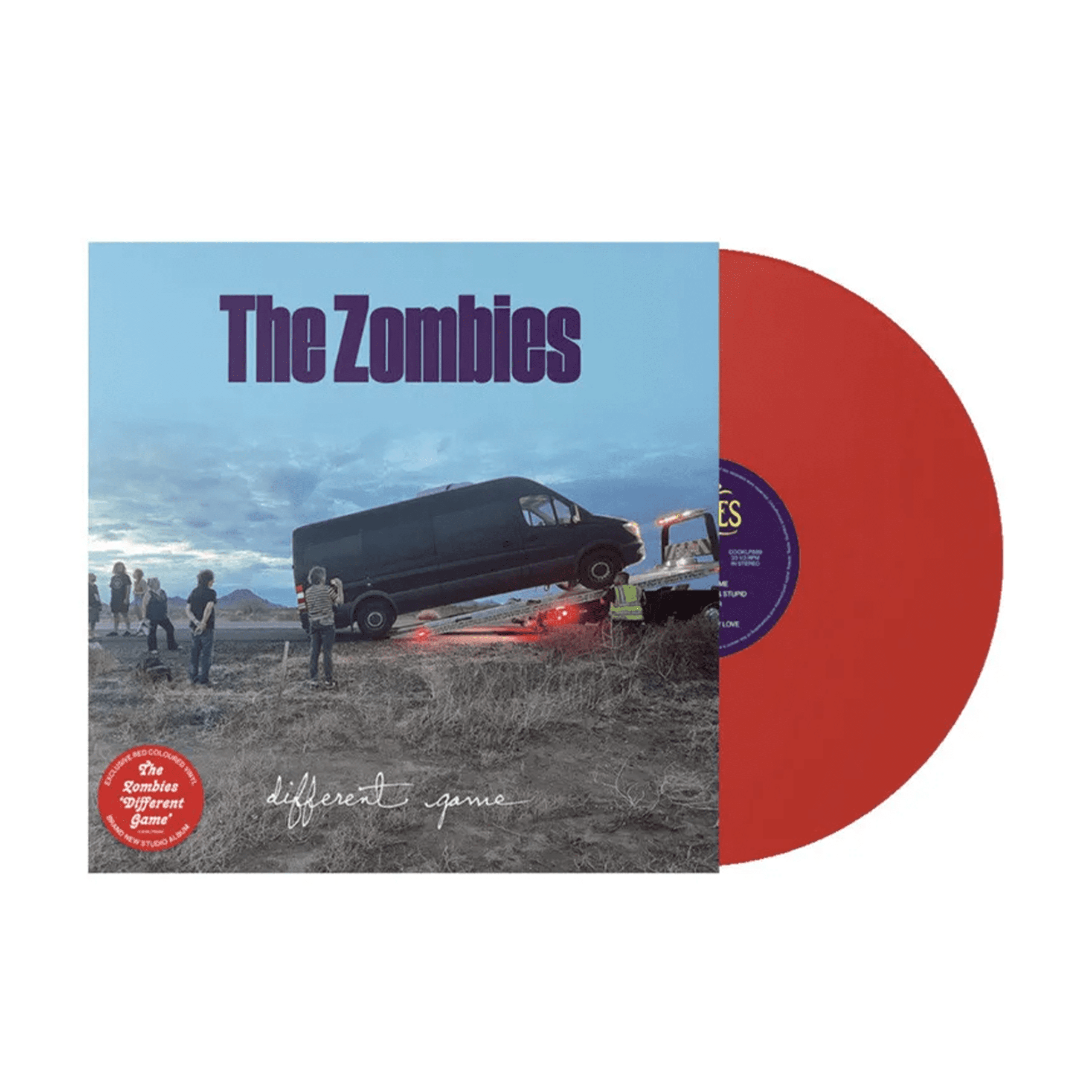 Different Game: Red Vinyl LP + Signed Print - Image 2