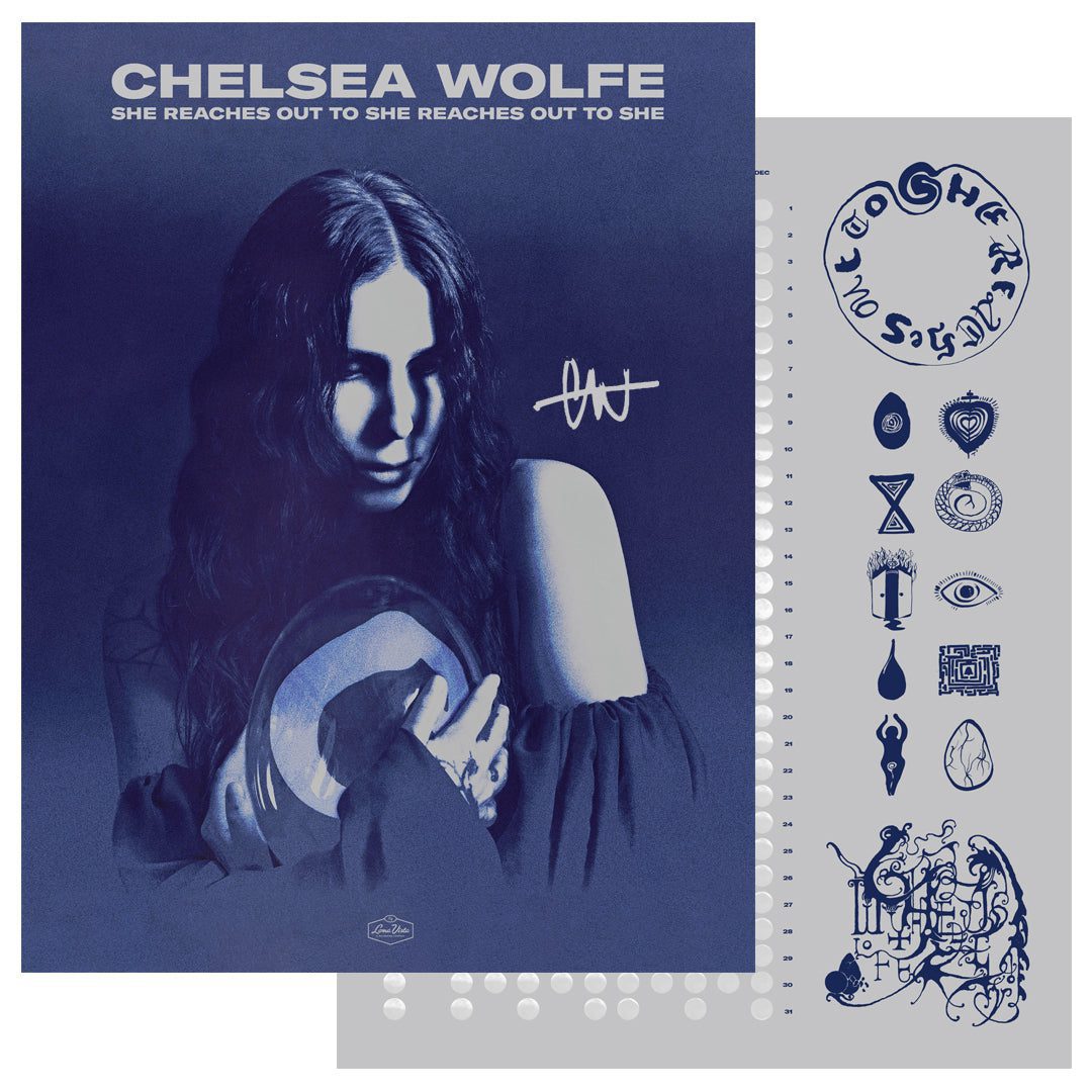She Reaches Out To She Reaches Out To She: Limited Transparent Sea Green Vinyl LP + Signed Print - Image 2
