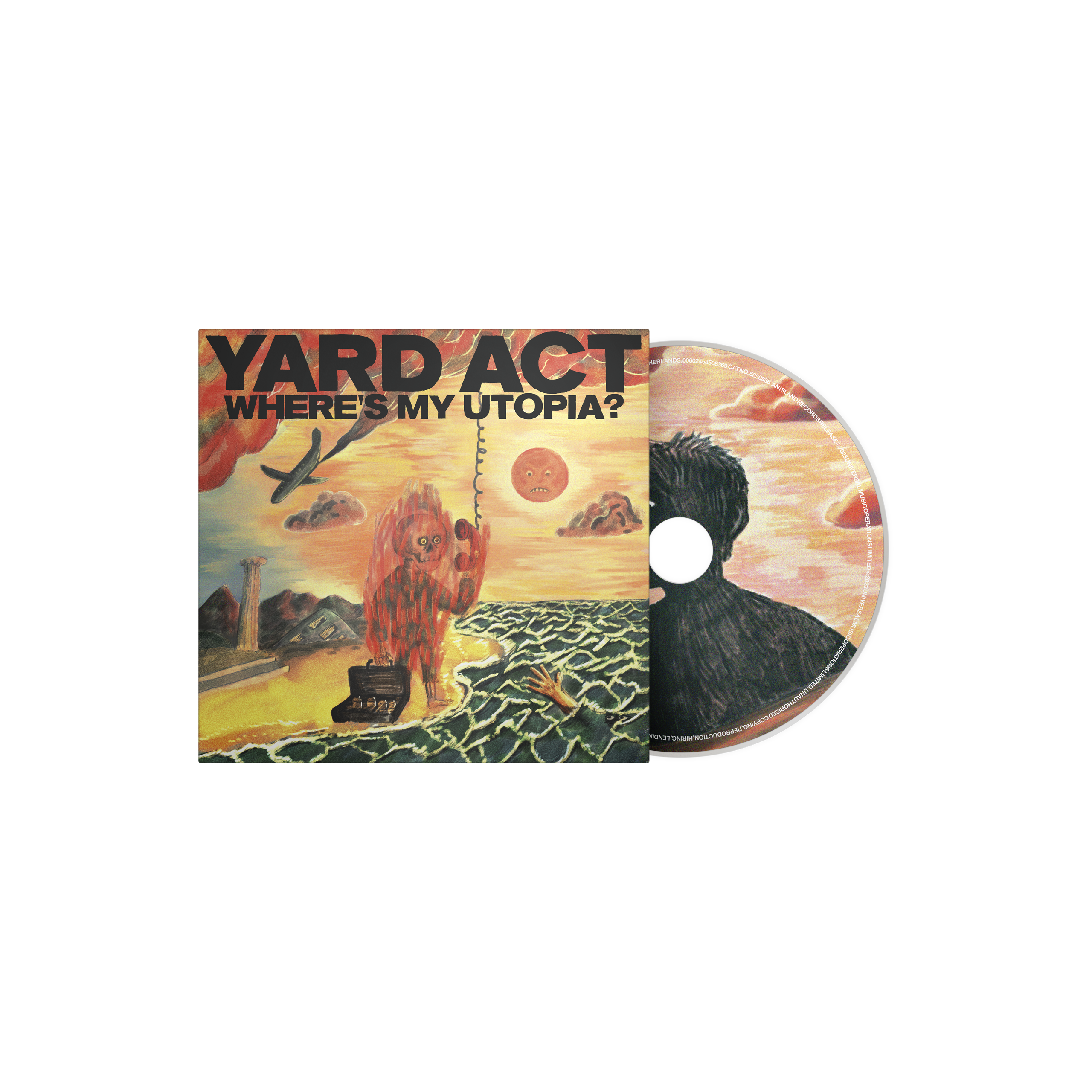 Where's My Utopia? CD, Cassette, Signed Art Card + Numbered Screenprint - Image 3