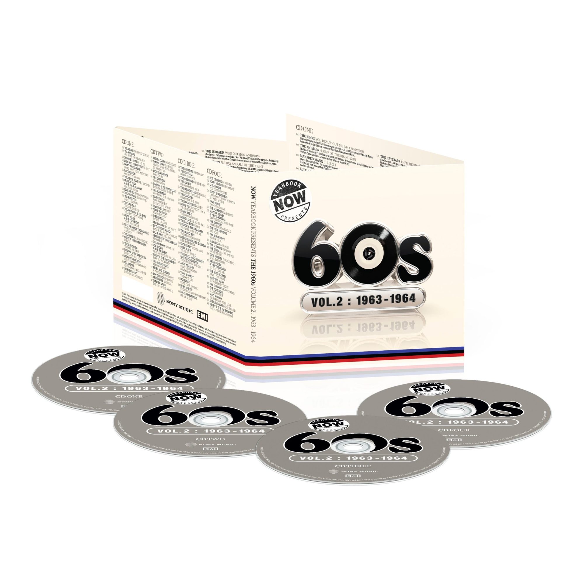 NOW Yearbook Presents - The 60s - Volume 2: 1963-1964 (4CD)