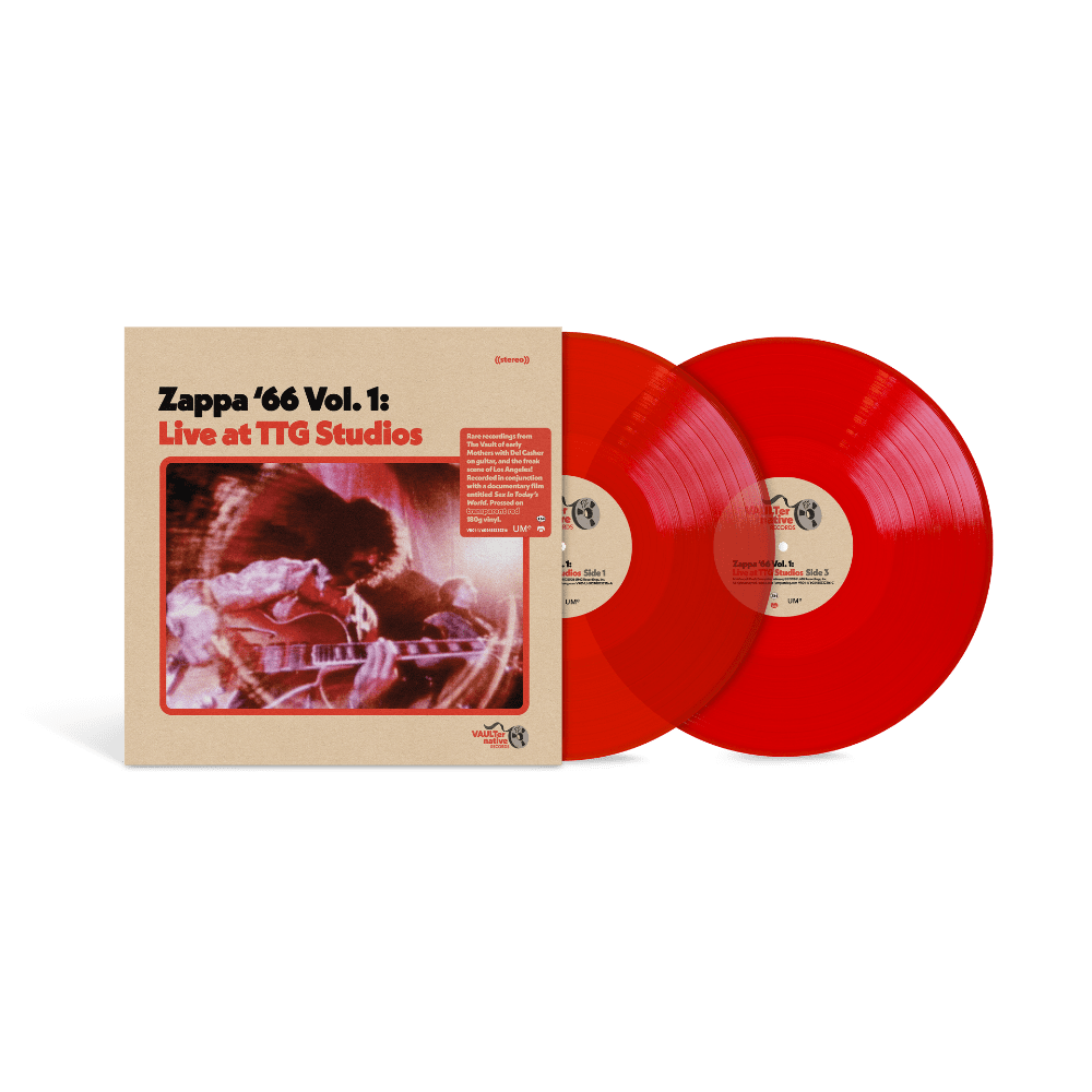 Zappa '66 Vol. 1: Live At TTG Studios Translucent Red Vinyl 2LP