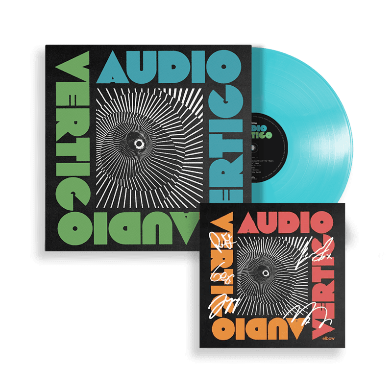 AUDIO VERTIGO: Limited Transparent Blue Vinyl LP (w/ Alt Artwork) + Signed Art Card