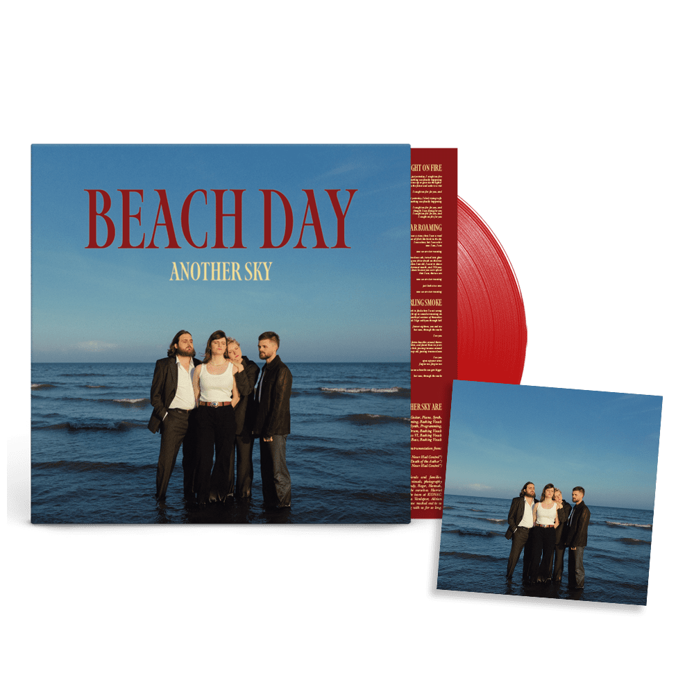 Beach Day: Limited Red Vinyl LP + Signed Art Card