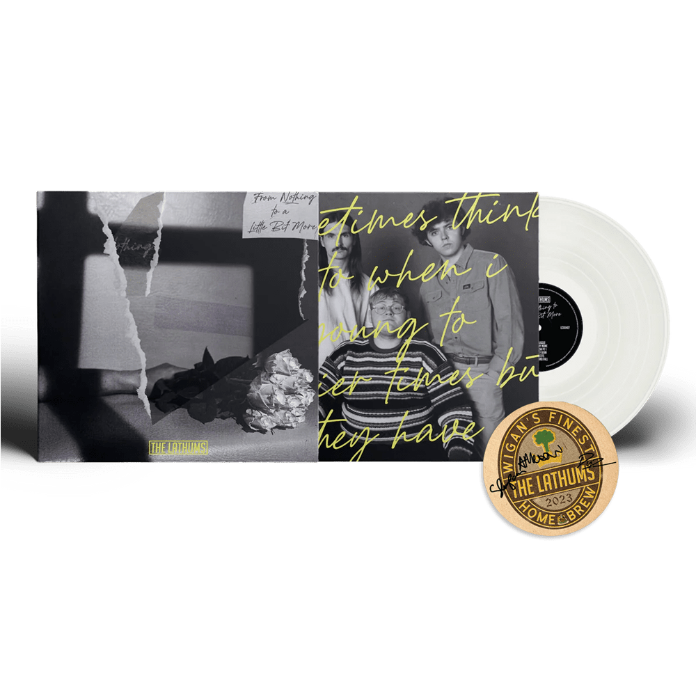 From Nothing To A Little Bit More: Limited White Vinyl 2LP + Signed Beer Mat