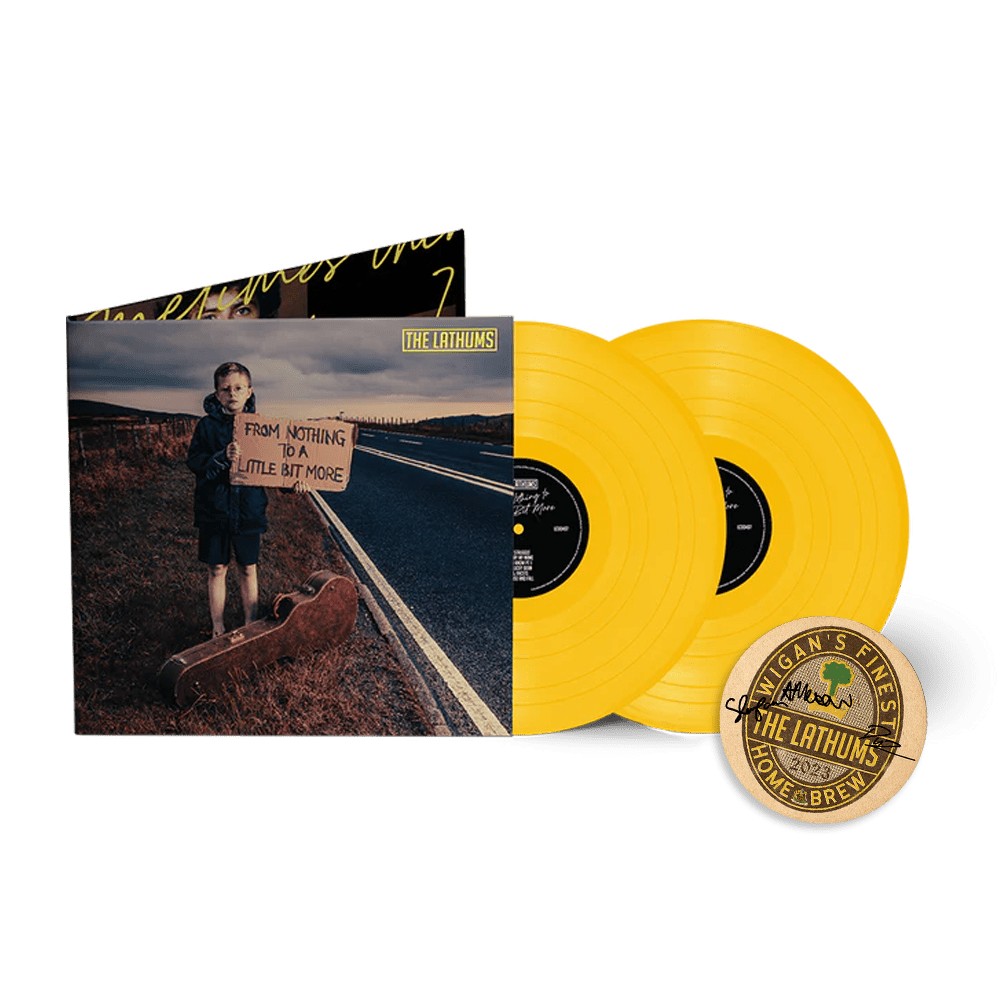 From Nothing To A Little Bit More: Limited Deluxe Yellow Vinyl 2LP + Signed Beer Mat