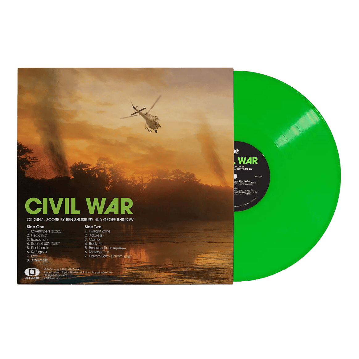 Civil War (Original Score): Limited Neon Green Vinyl LP - Image 2