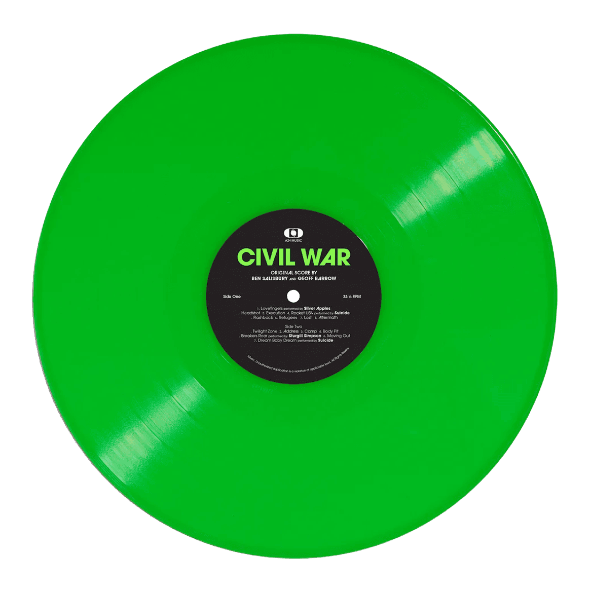 Civil War (Original Score): Limited Neon Green Vinyl LP - Image 5