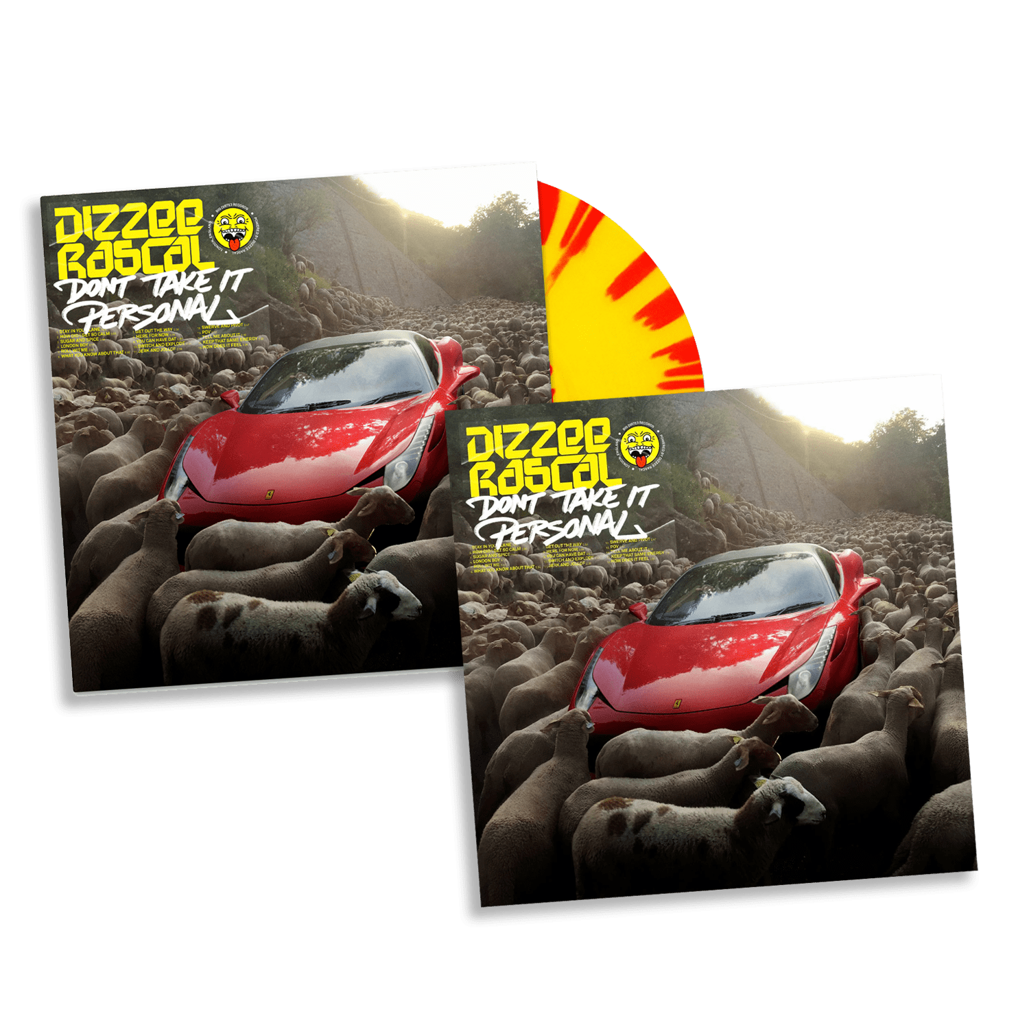 Don't Take It Personal: Limited Red/Yellow Splatter Vinyl LP + Signed Print