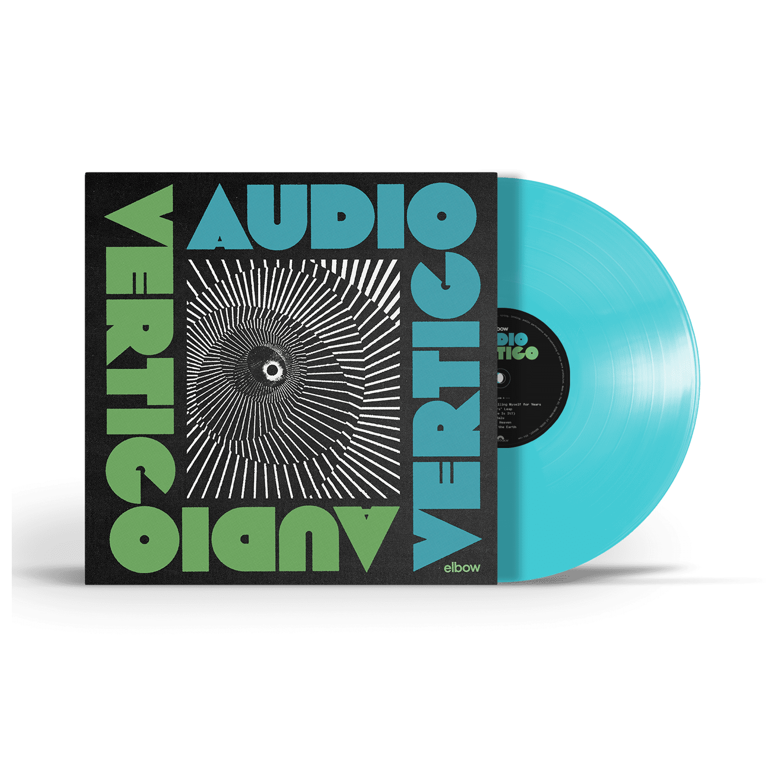 AUDIO VERTIGO: Limited Transparent Blue Vinyl LP (w/ Alt Artwork) + Signed Art Card - Image 2