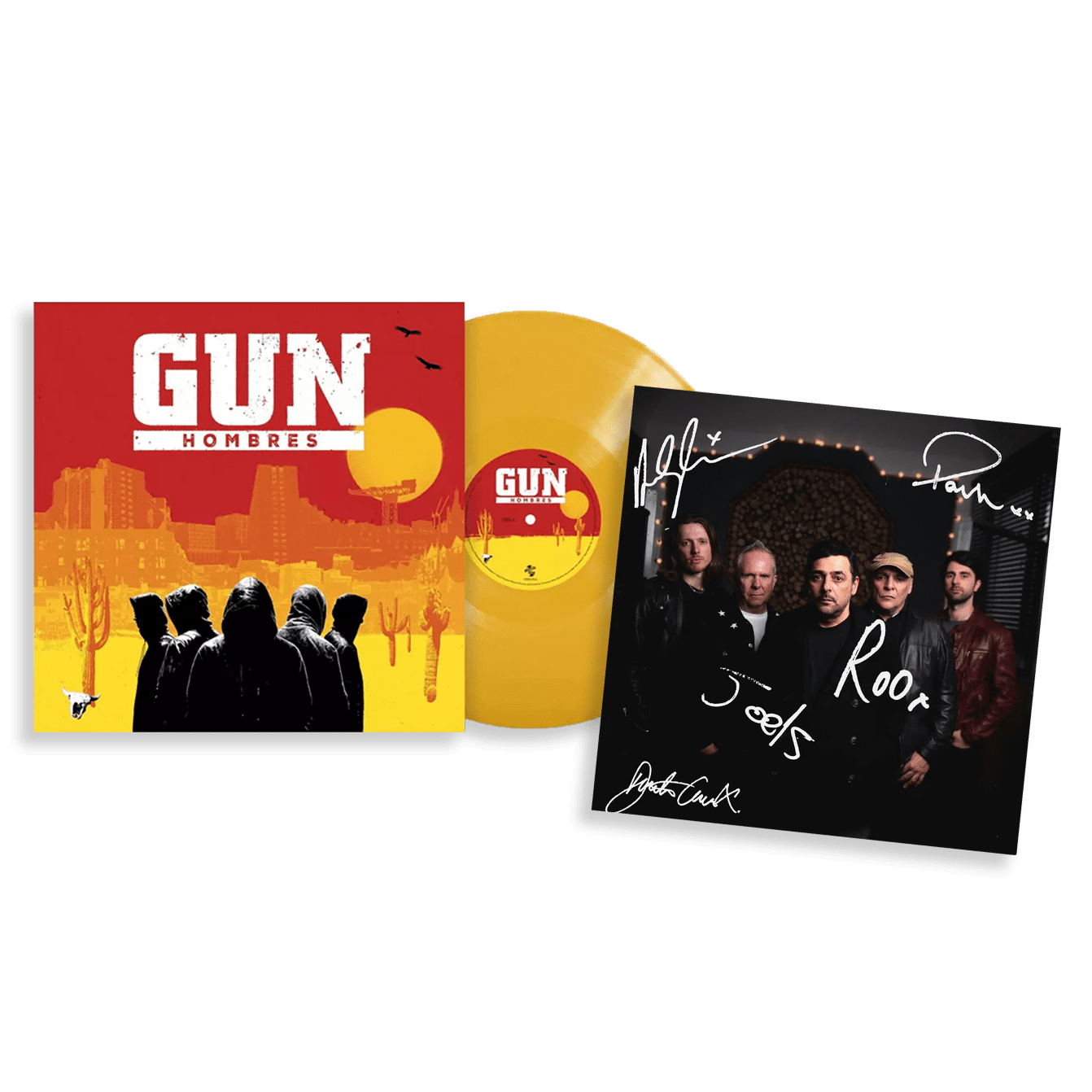 Hombres: Limited Orange Vinyl LP + Exclusive Signed Print