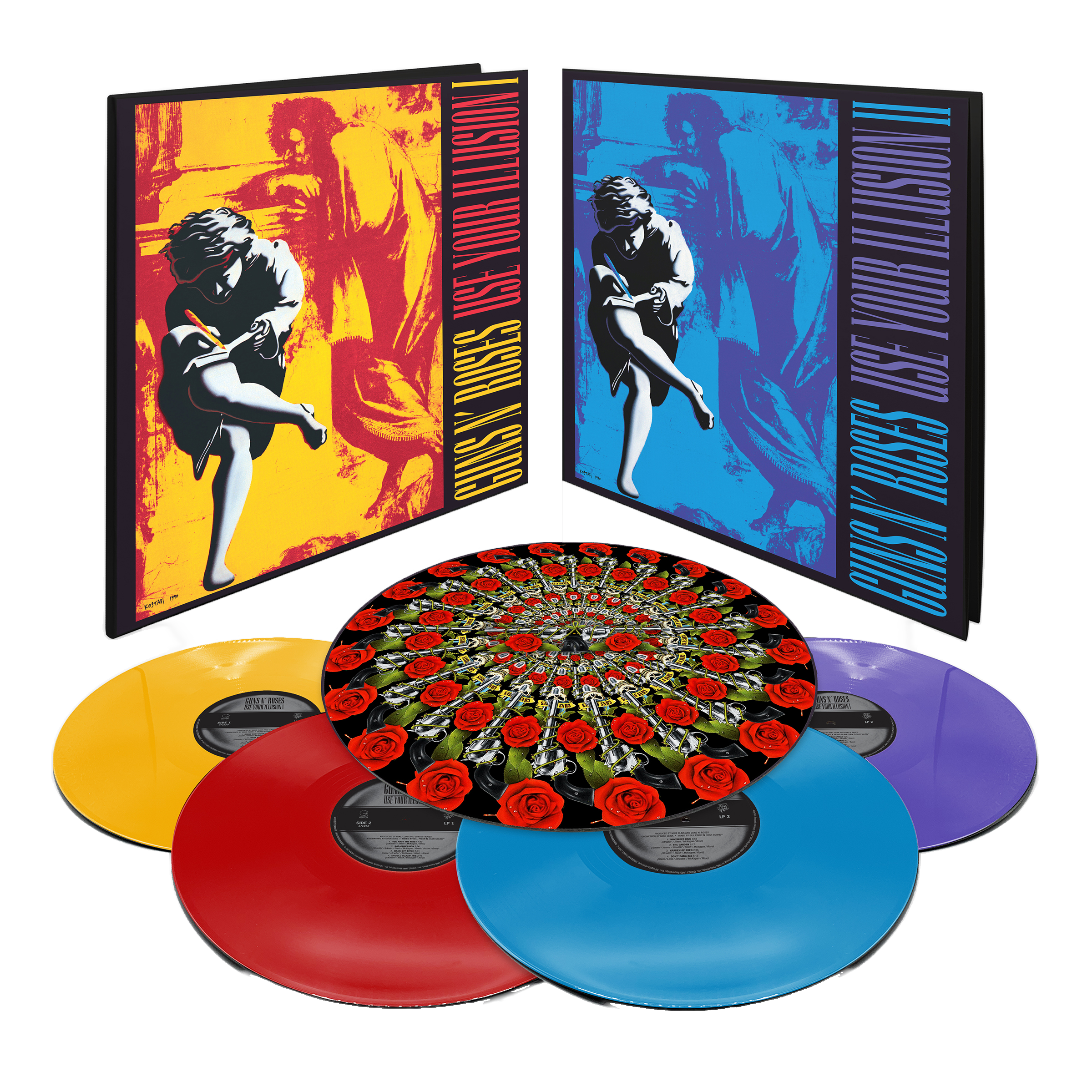 Use Your Illusion: Exclusive Deluxe Colour Vinyl 4LP Set