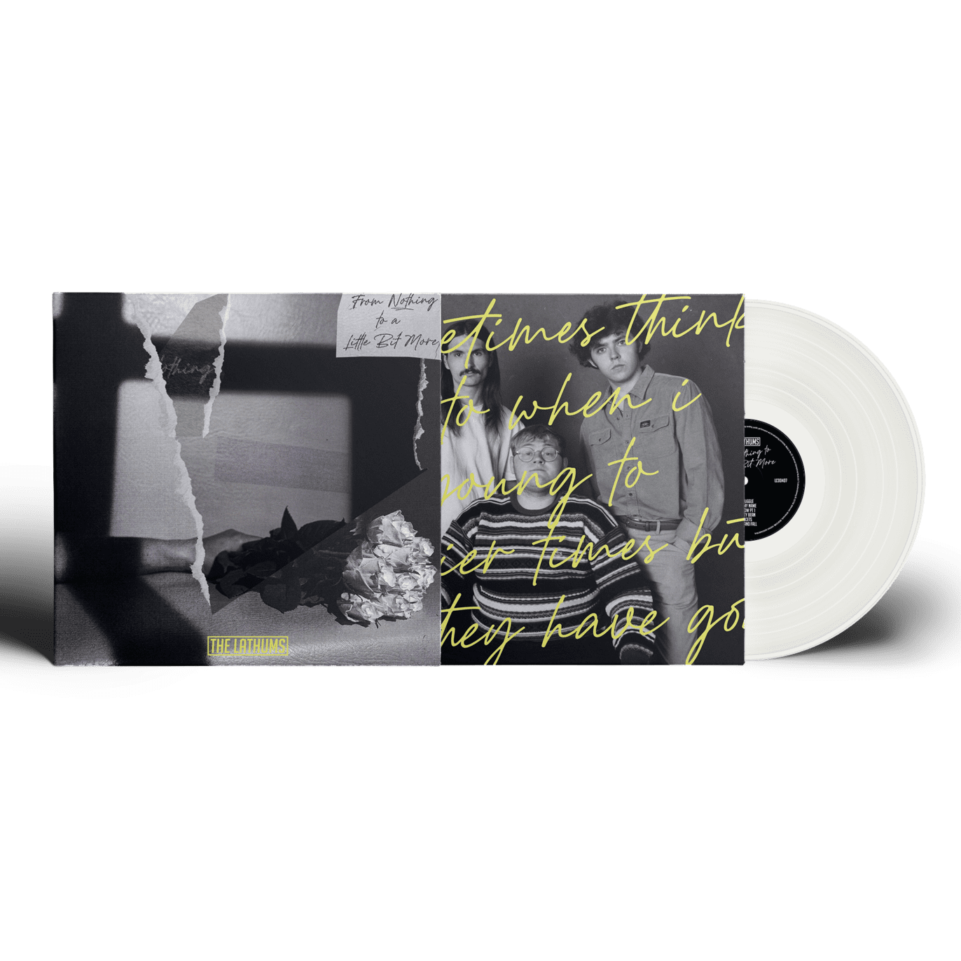 From Nothing To A Little Bit More: Limited White Vinyl 2LP + Signed Beer Mat - Image 3