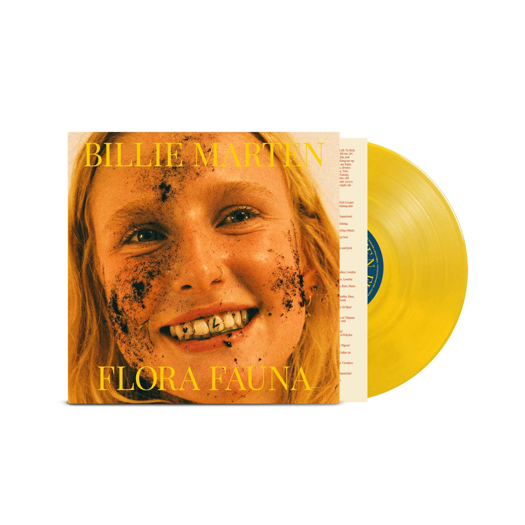 Flora Fauna: Transparent Sun Yellow Vinyl LP