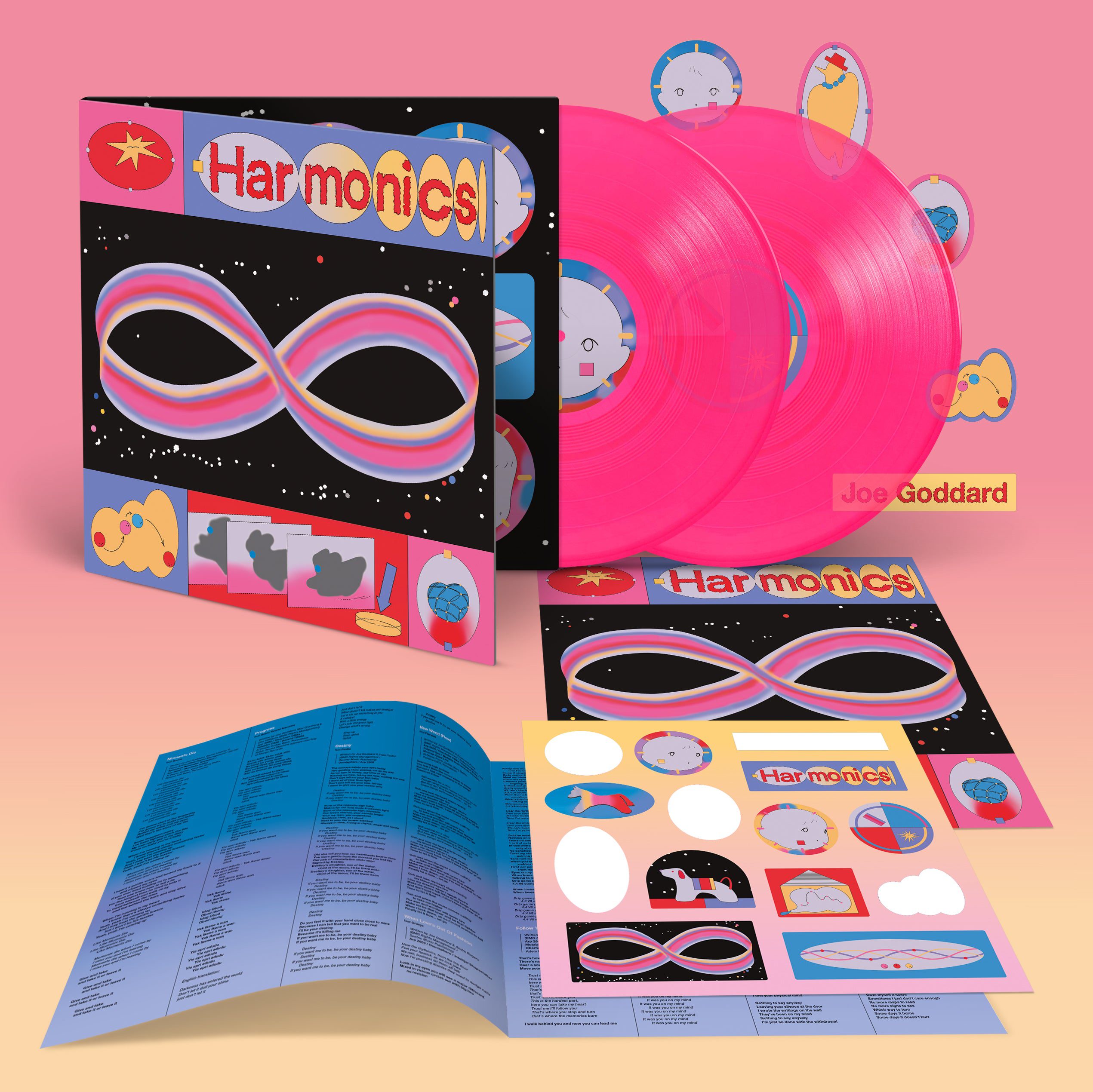 Harmonics: Limited Deluxe Transparent Pink Vinyl 2LP + Exclusive Signed Print - Image 2