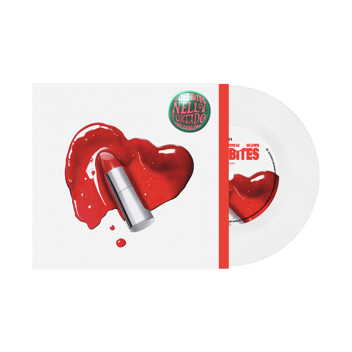 Nelly Furtado: Love Bites 7” White Vinyl