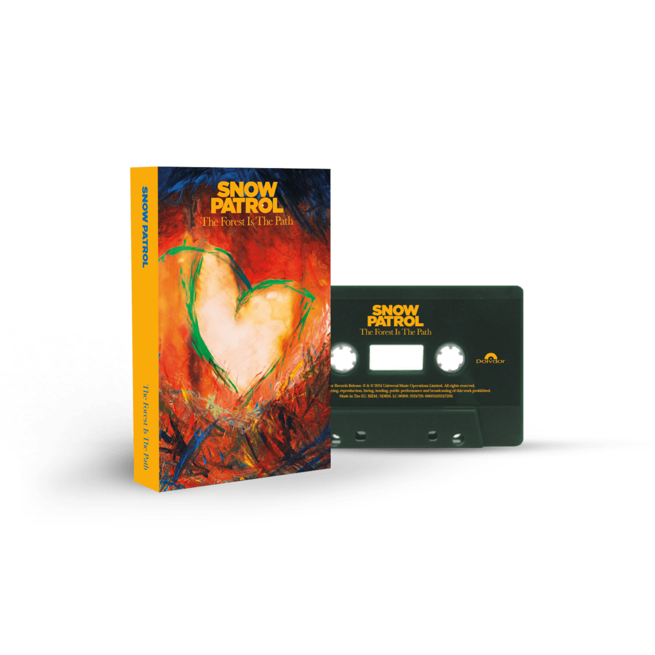 The Forest Is The Path Forest Green Cassette with Plantable Lyrics