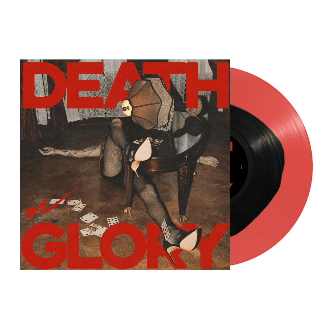 Death Or Glory: Transparent Red w/ Black Spot Vinyl LP