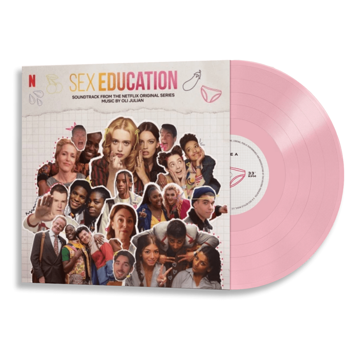 Sex Education. (Soundtrack from the Netflix Series): Limited Pink Vinyl LP