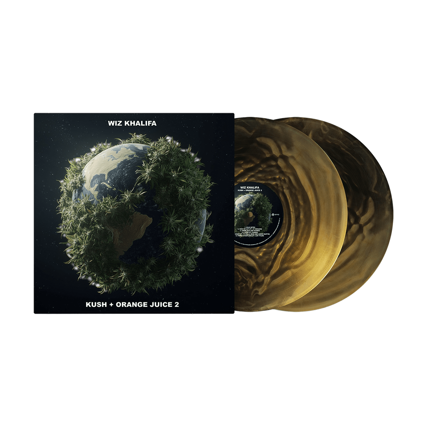 Kush + Orange Juice 2: Limited Black & Gold Vinyl LP