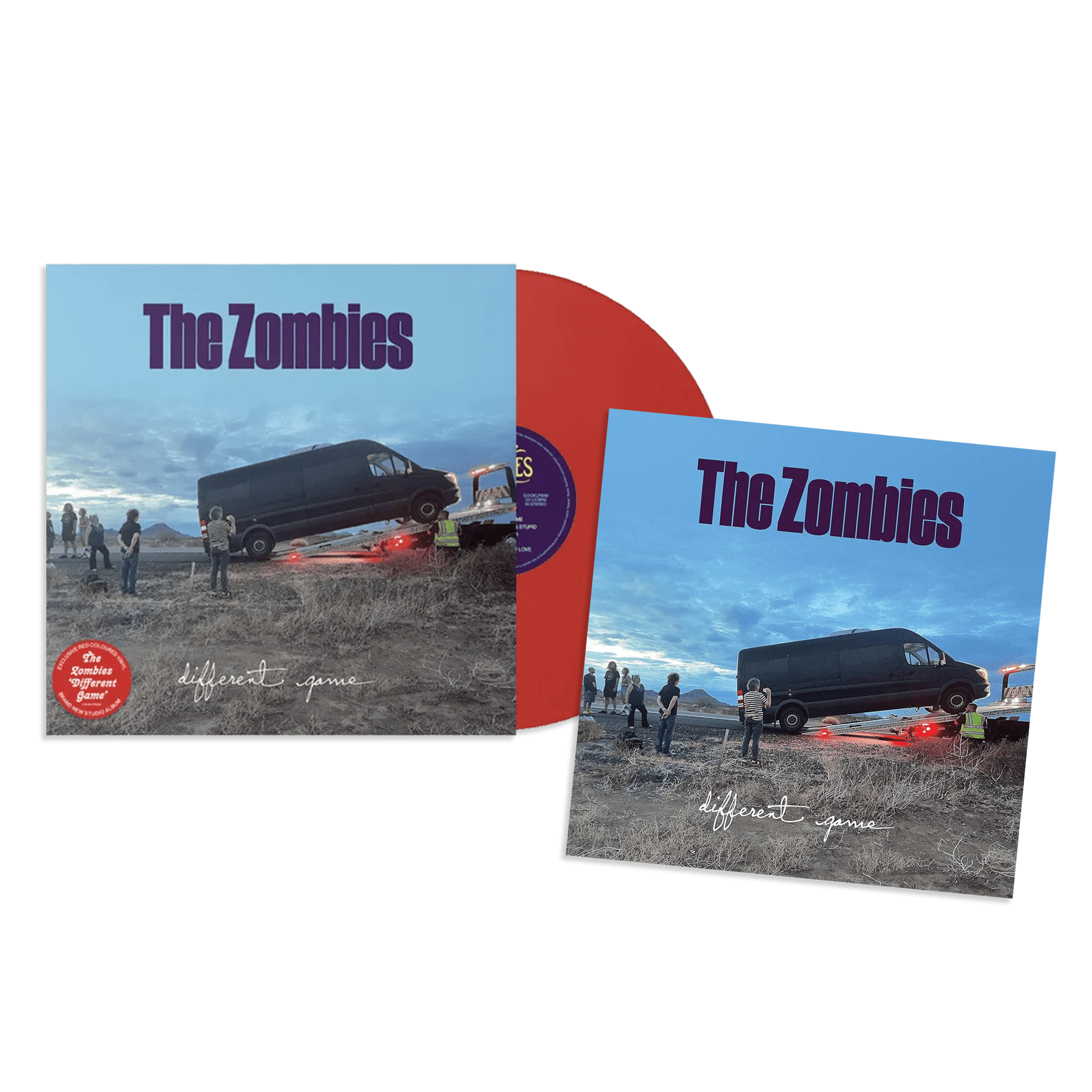 Different Game: Red Vinyl LP + Signed Print